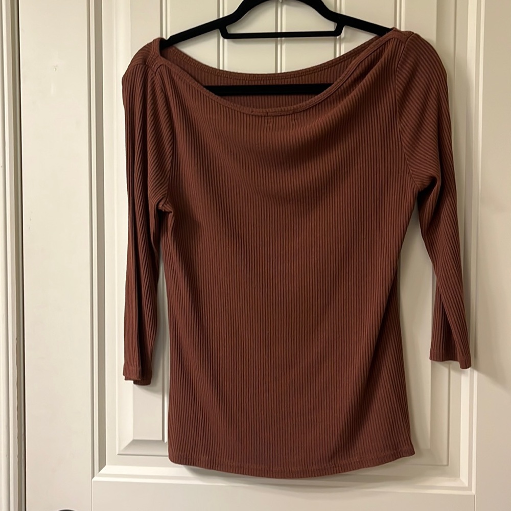 Burnt orange long sleeve